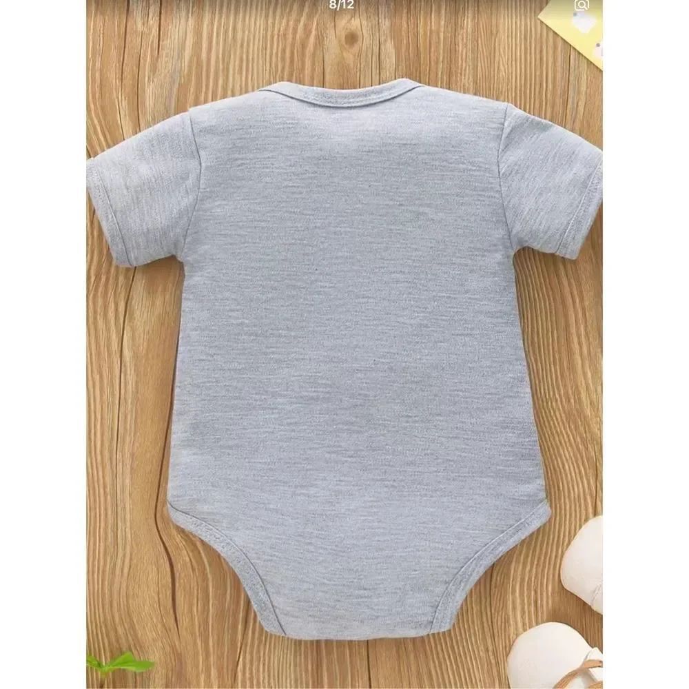 New Funny Pattern Baby Romper 3-6M - Picture 2 of 2
